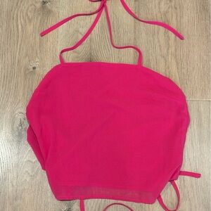 Vibrant Pink Halter Top